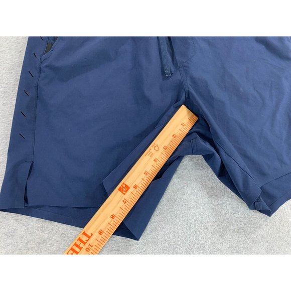 Ten Thousand Unlined Athletic Running Training Shorts (Men's Medium) Blue - Picture 5 of 8